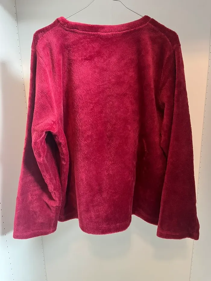 Pyjama polaire In Extenso bordeaux Taille L - photo numéro 2