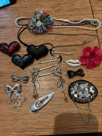 Lot pinces et headband cheveux