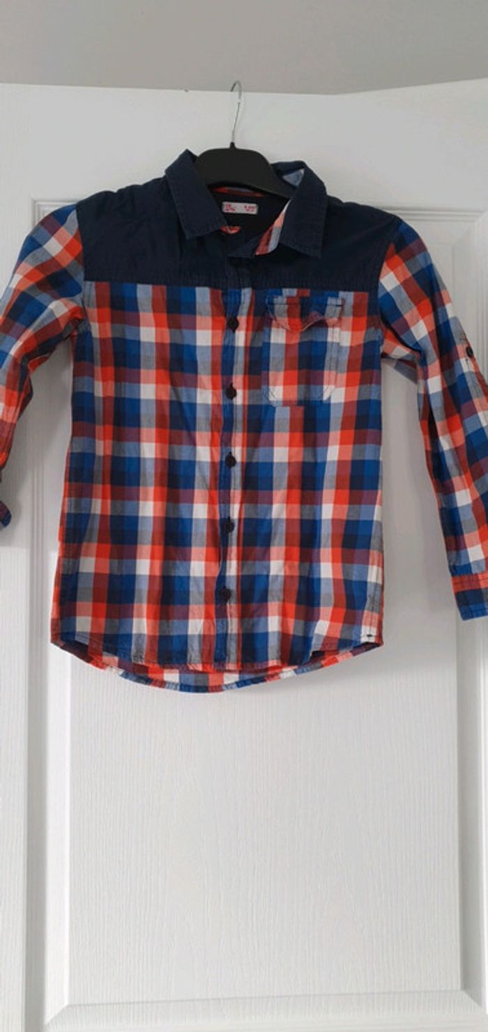 Chemise garçon MC/ML Dpam 8 ans LEN2 - photo numéro 3