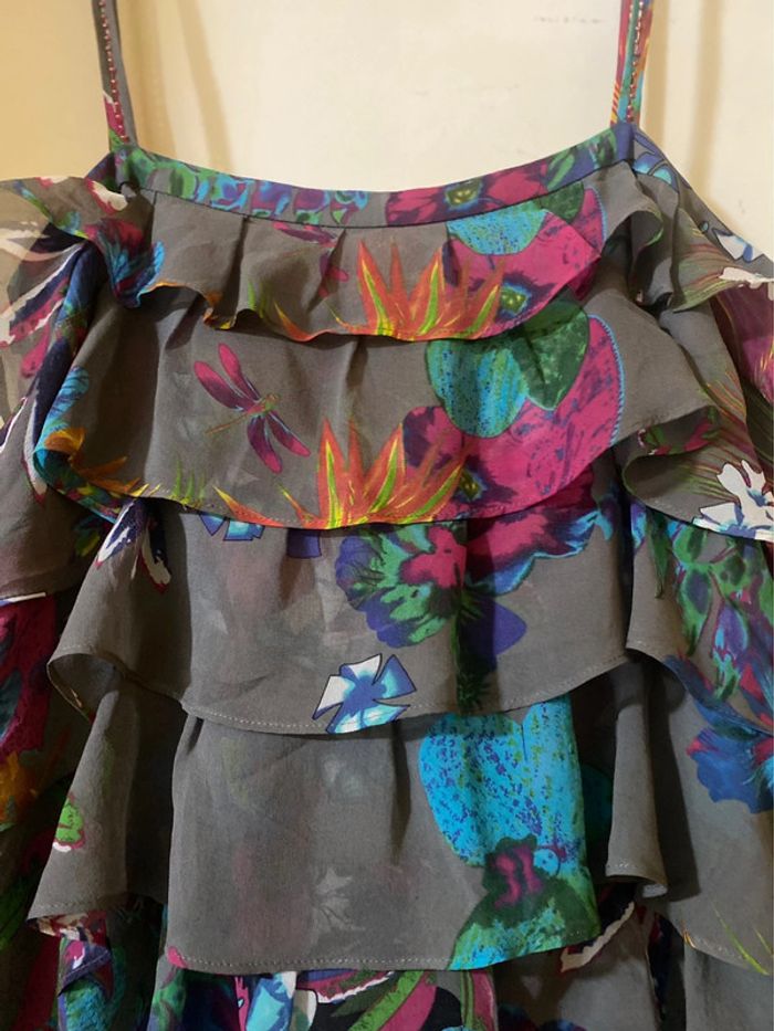 Magnifique combinaison élégant prosper soie florale 2 - photo numéro 4