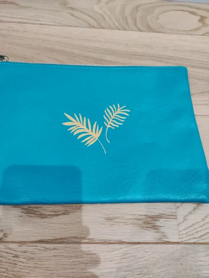 Grande pochette palmier - très bon état - photo numéro 3