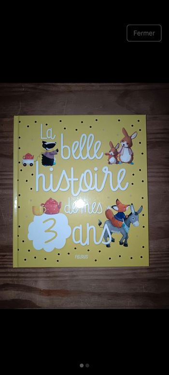 Livre sur mes 3 ans