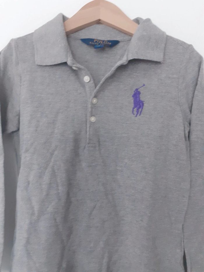 Robe fille grise 6 ans Ralph Lauren - photo numéro 2