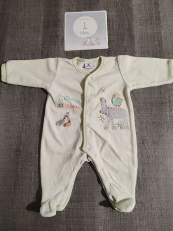 Pyjama mixte 1 mois