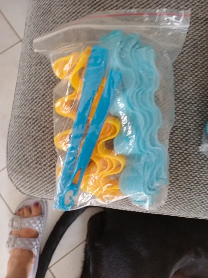 Lot de 36 bigoudis spirales sans chaleur 30cm - photo numéro 3