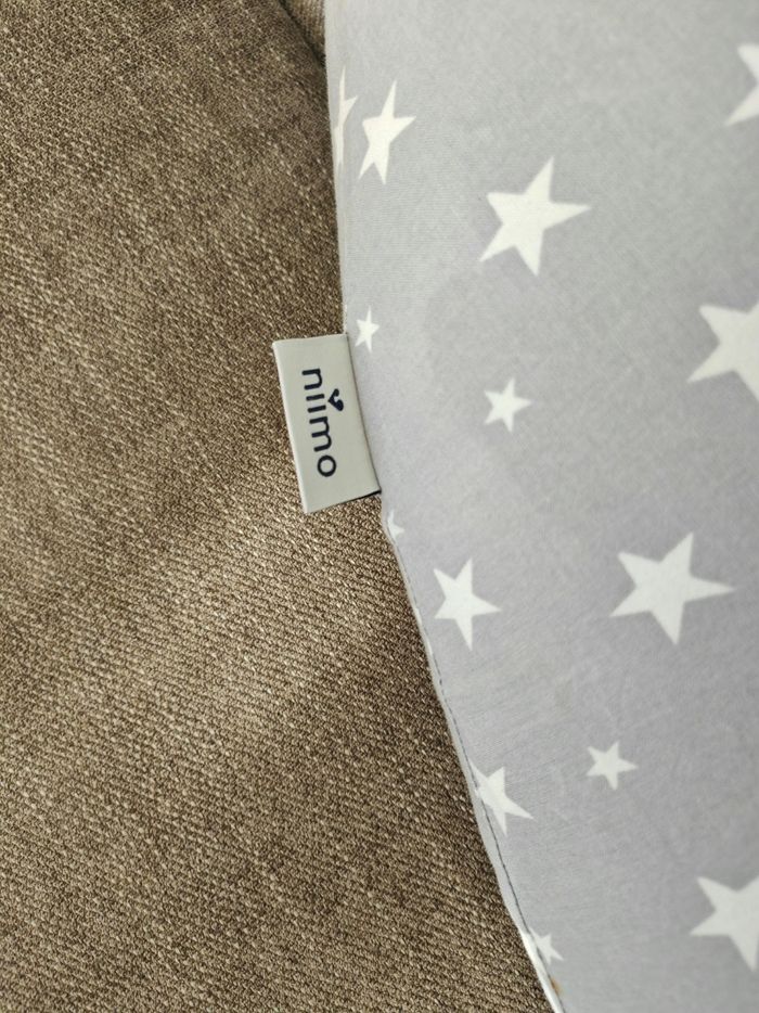 Coussin d'allaitement et grossesse gris - photo numéro 2