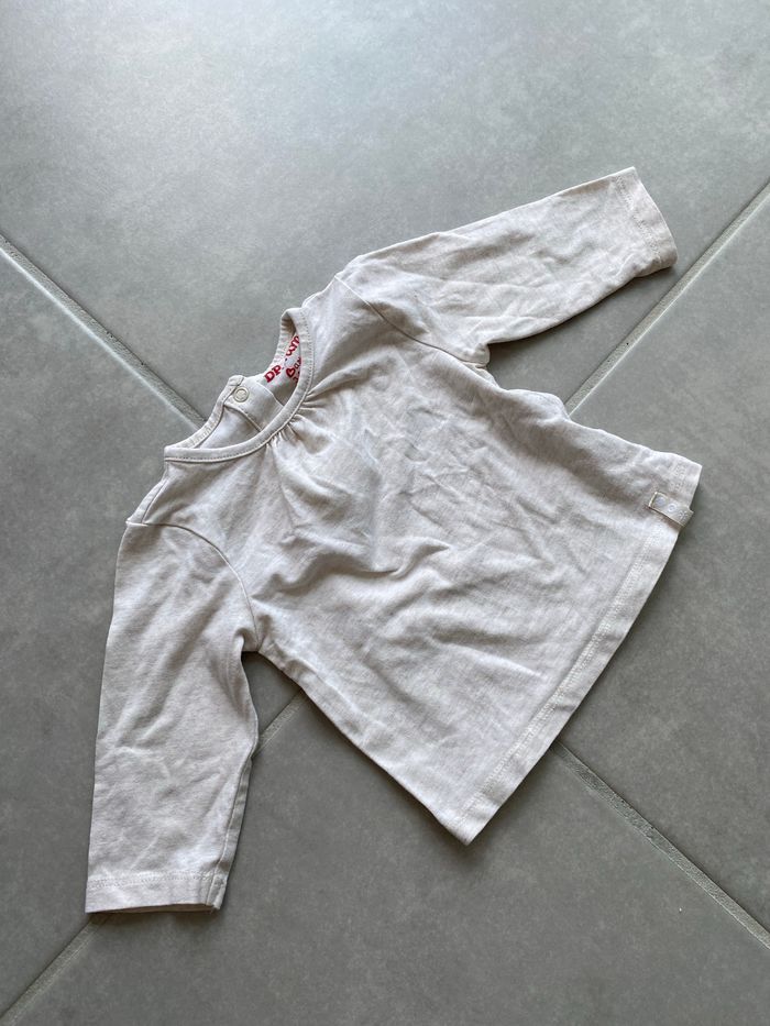 Tee shirt manches longues DPAM 3 mois