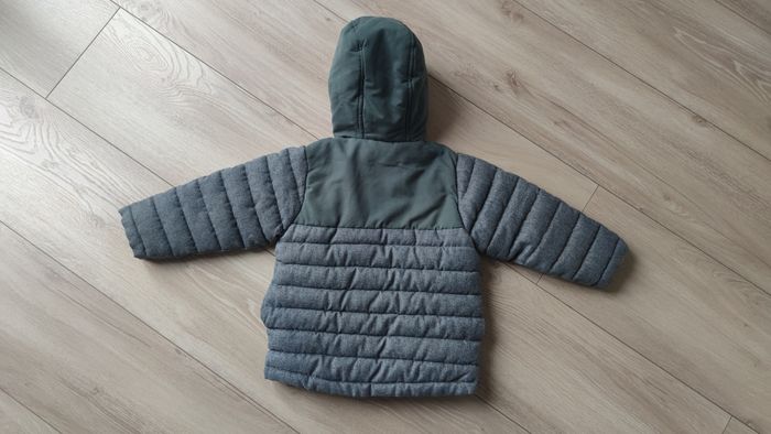 Blouson d'hiver 2 en 1 garçon 3 ans Vertbaudet gris vert manteau doudoune - photo numéro 3