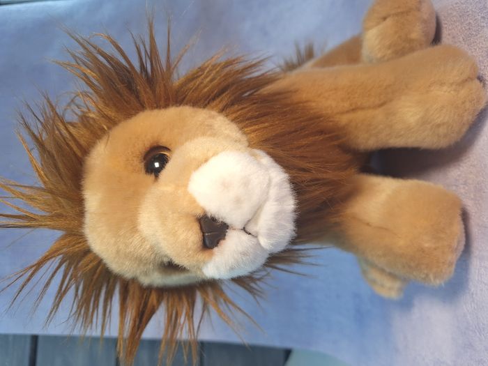 Peluche magnifique Lion zoo par de Beauval - photo numéro 8