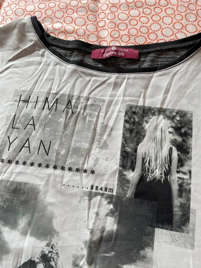 T shirt Cache Cache - photo numéro 2
