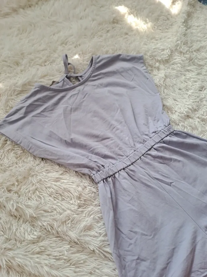 Combishort lilas dos ouvert - Taille S - Clothes - photo numéro 2