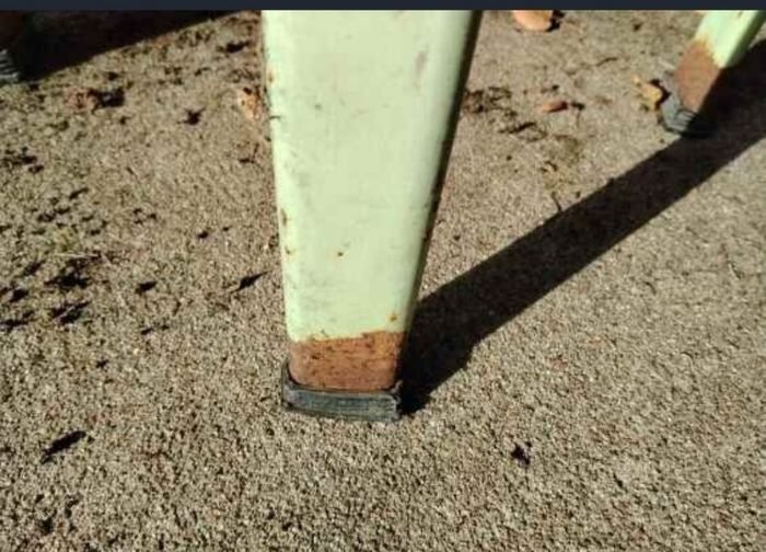 Paire de chaises de bar de couleur verte style usine - photo numéro 4