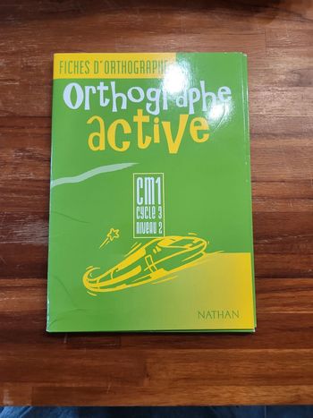 Livre: Fiches d'orthographe/ Orthographe active