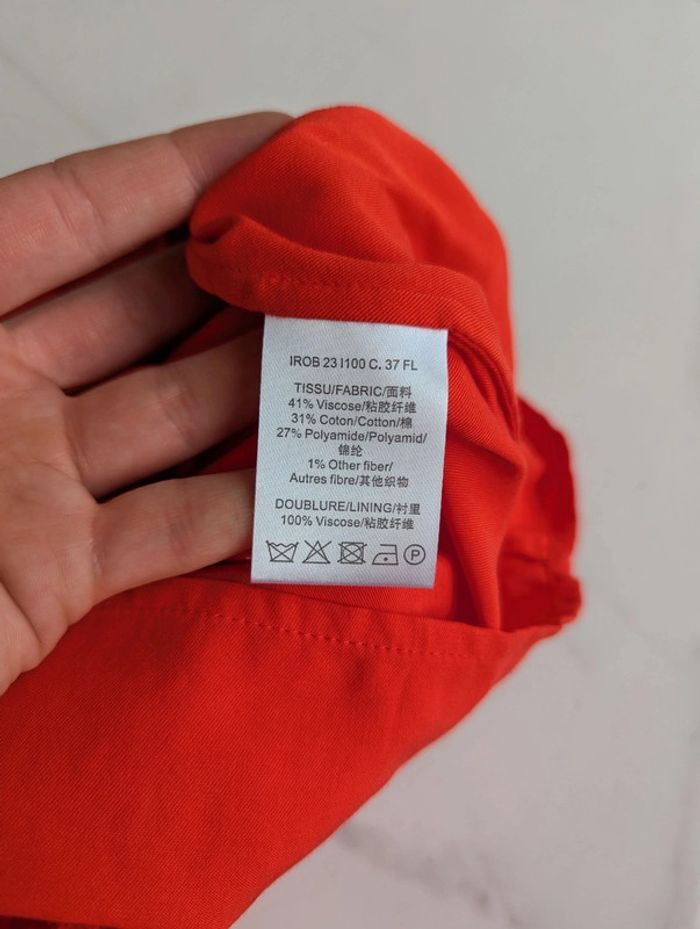 Neuve ! Robe ZAPA rouge élégante en dentelle – Taille S - photo numéro 10