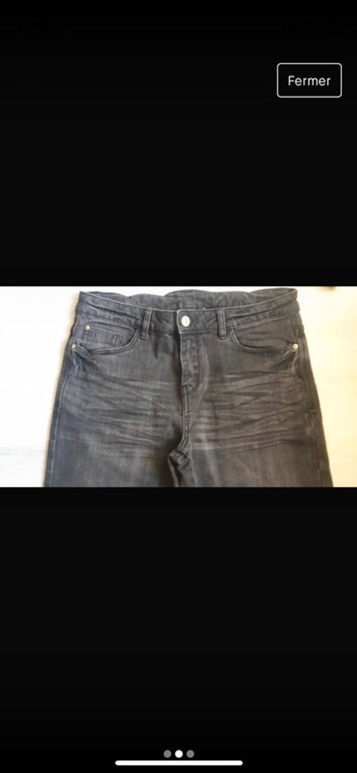 Jean stretch noir taille 40 - photo numéro 2