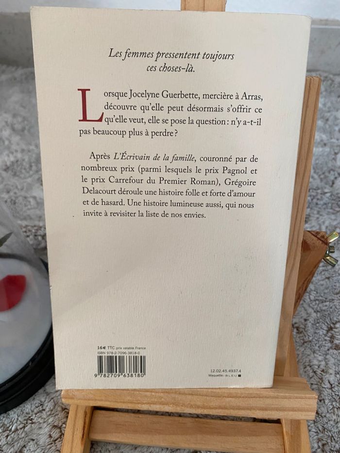 Livre la liste de mes envies Grégoire Delacourt - photo numéro 3