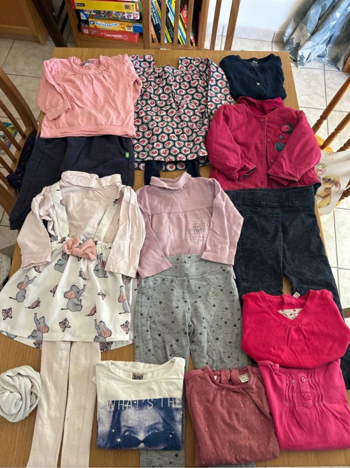 Lot vêtements filles