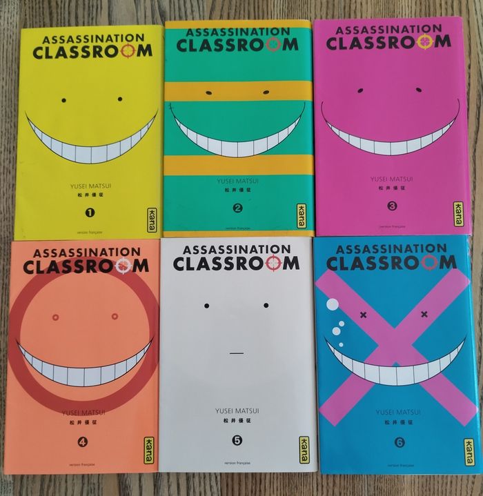 Lot 6 tomes assassination classroom - photo numéro 2
