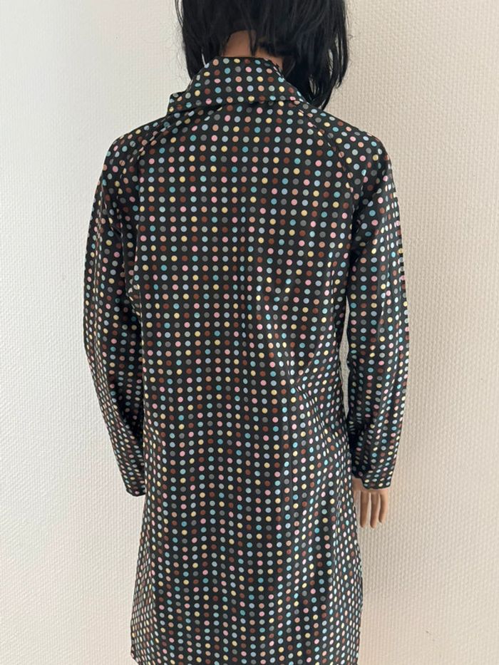 Veste de Pluie Ample style Vintage à Pois - Taille 42 - Petit Prix - photo numéro 4