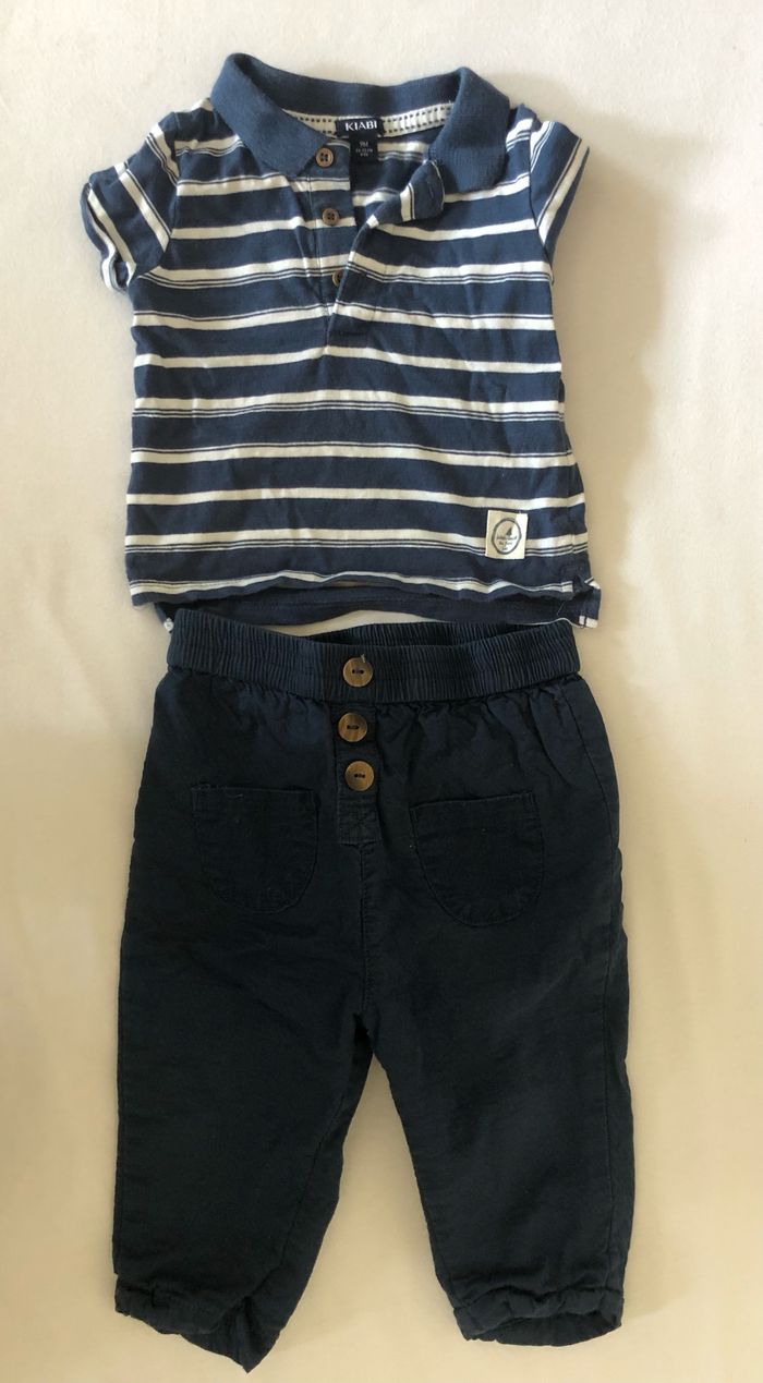 Ensemble T-shirt + pantalon 9 mois