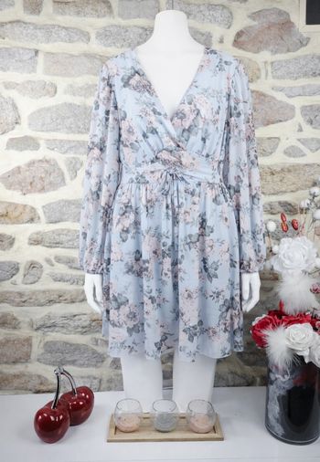 Robe romantique douceur de givre couleurs pastel multicolore Femme T 54 marque Asos 🌺 