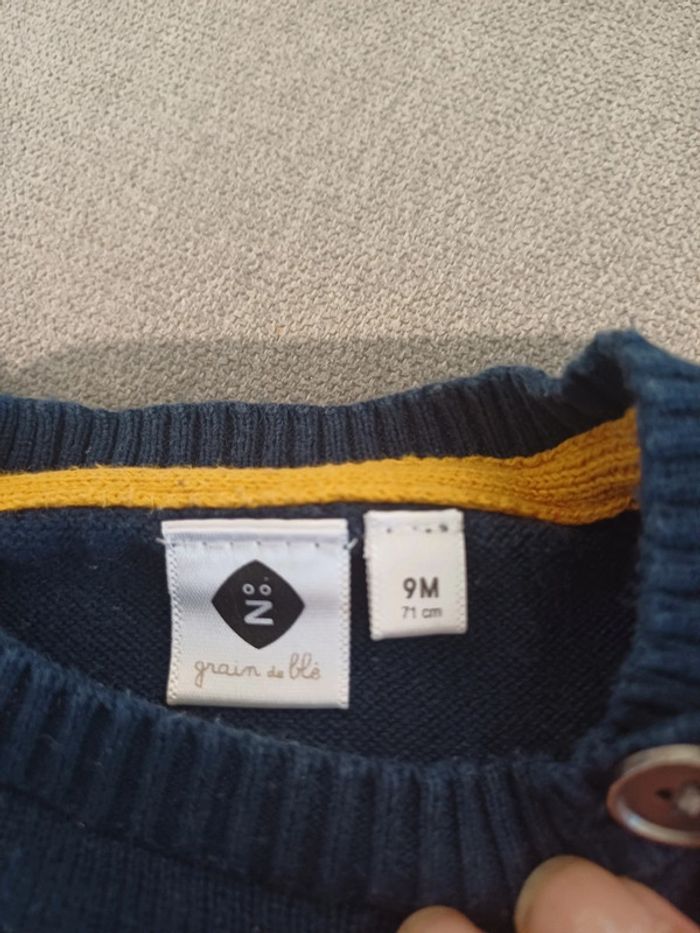 Pull 9 mois z grain de blé - photo numéro 2