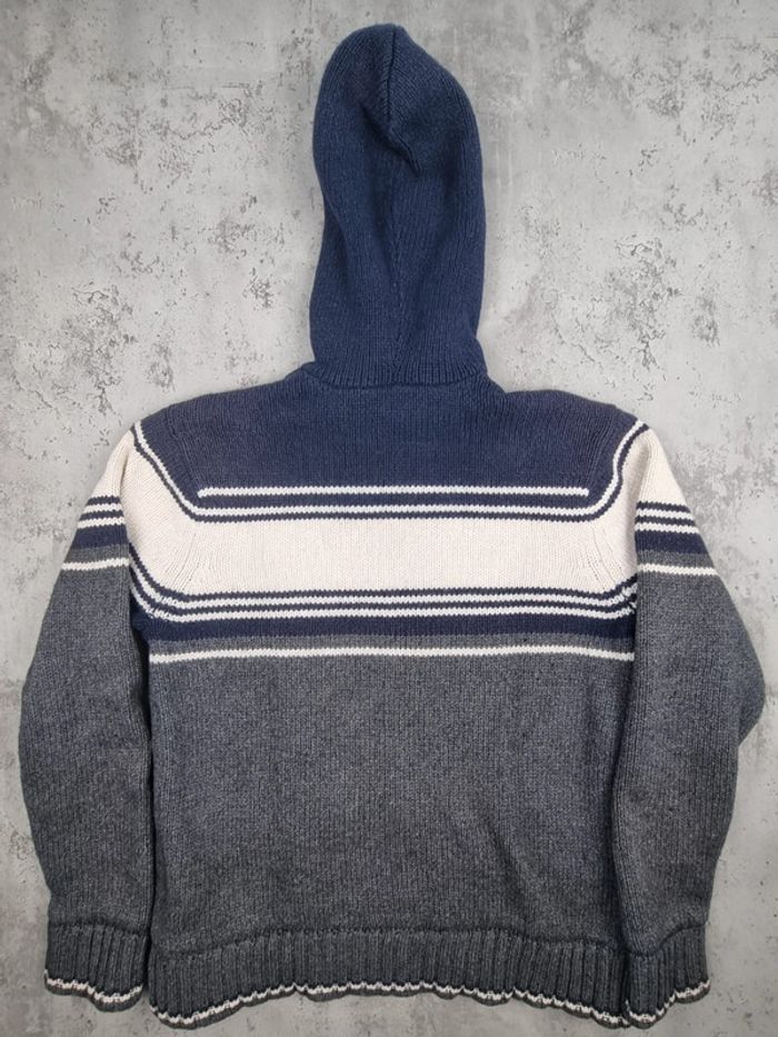 Pull 1/4 zip à capuche Tommy Hilfiger – Taille M Hommes (mesures en photos) - photo numéro 4