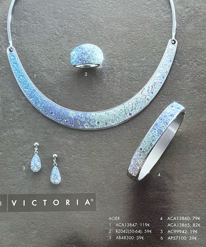 Collier acier inoxydable VICTORIA (valeur 119€) Long 42+5cm - NEUF - photo numéro 6