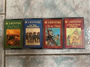 Cassette audio bibliothèque de l’aventure