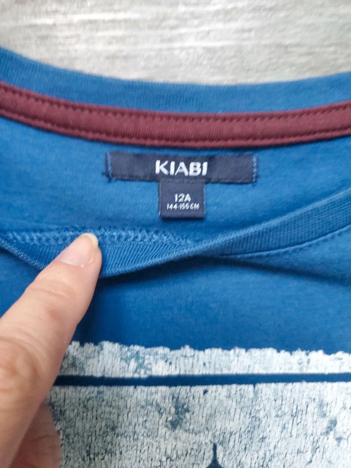 T-shirt taille 12 ans bon état Kiabi - photo numéro 2
