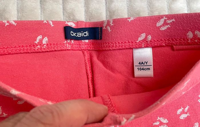Legging/short fille 4 ans, okaidi - photo numéro 2