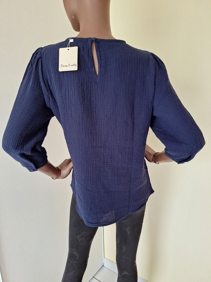 Blouse en coton taille XL marque Suzzy & Milly - photo numéro 4