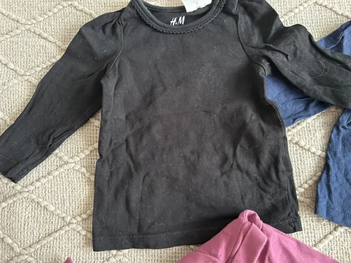 Lot tee shirt manches longues 3 mois - photo numéro 3
