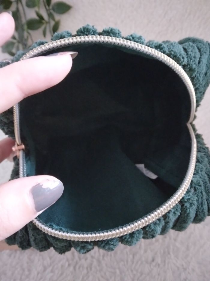 Petite trousse vert sapin neuve - photo numéro 6