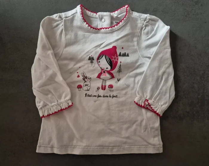 T-shirts ML,  Fille 6 mois - photo numéro 5