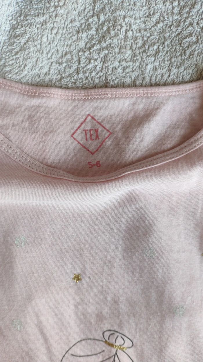 Lot de 2 t-shirts manches courtes tex 6 ans - photo numéro 2