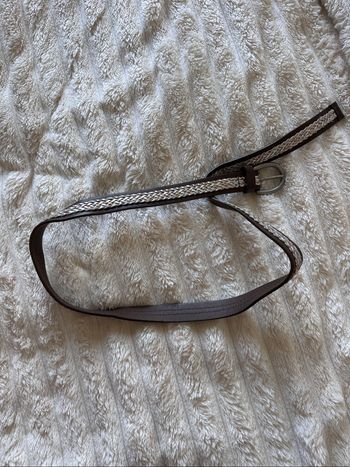 Ceinture marron et dorée