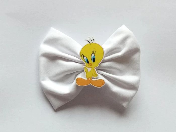 barrette blanche cheveux titi neuf