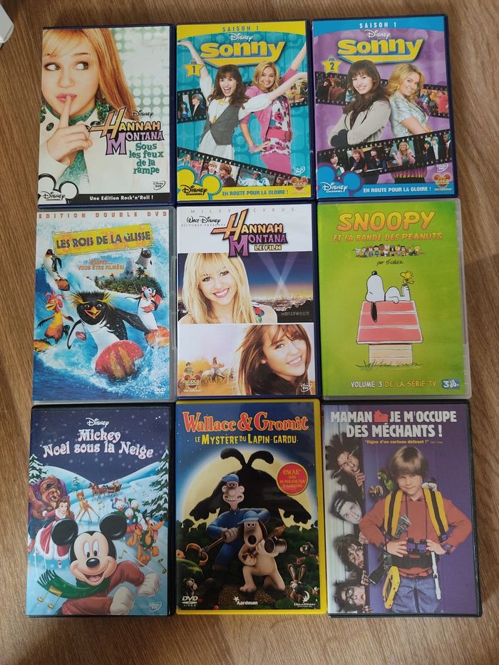 Lot 9 DVD jeunesse
