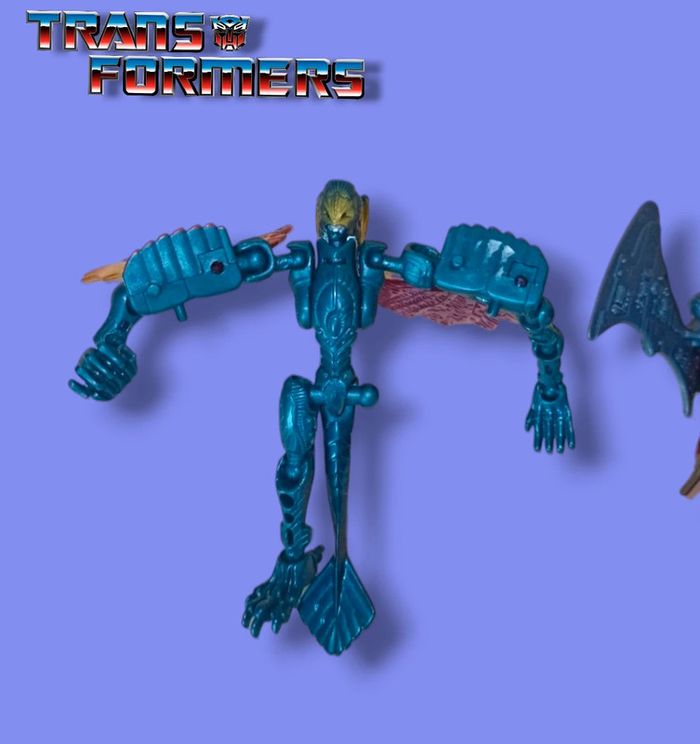 Lot robots Transformers Beast Wars Geckobot + Sonar - photo numéro 2