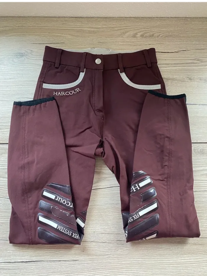 Pantalon Harcour Bordeaux – Gros Grip – Très Bon État – Taille 32 - photo numéro 2