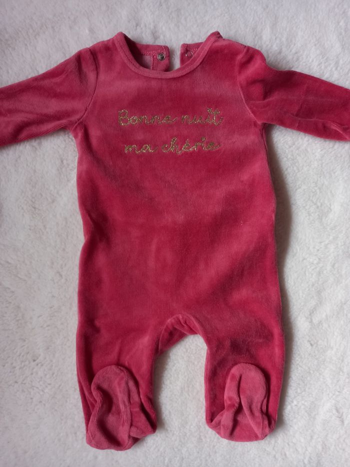 Lot de 10 pyjamas fille 3 mois hiver - photo numéro 5
