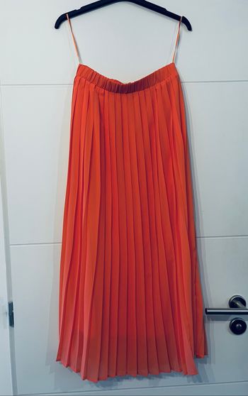 Jupe longue plissée corail Kiabi éco conception S