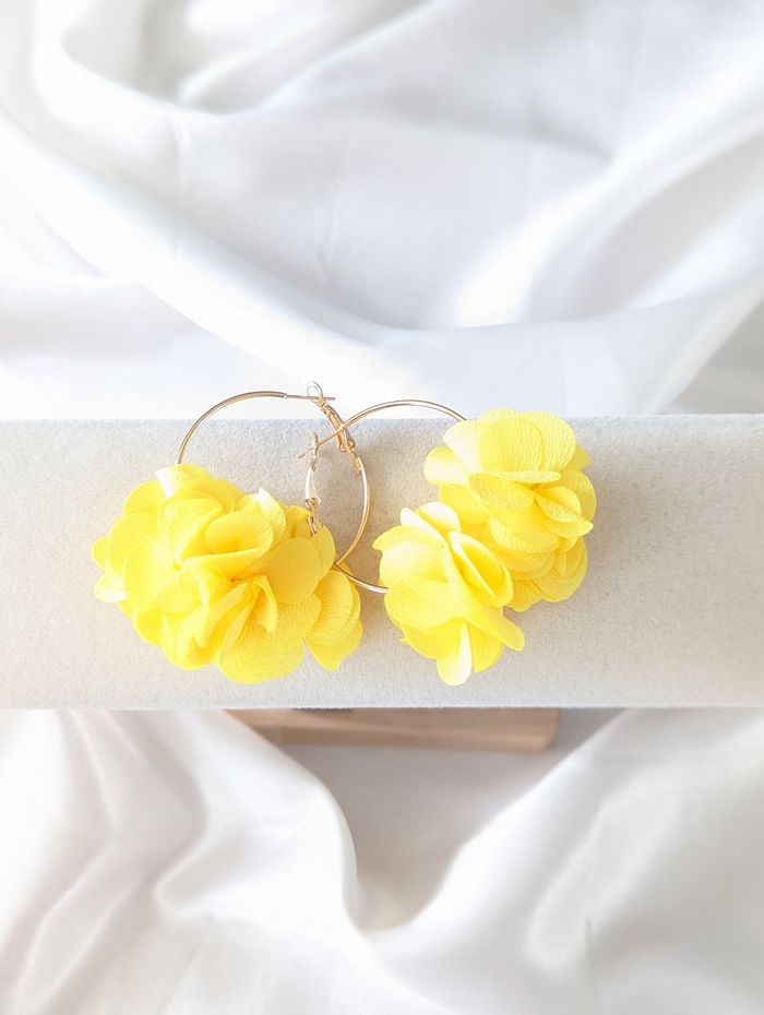 Boucles d'oreilles fleurs