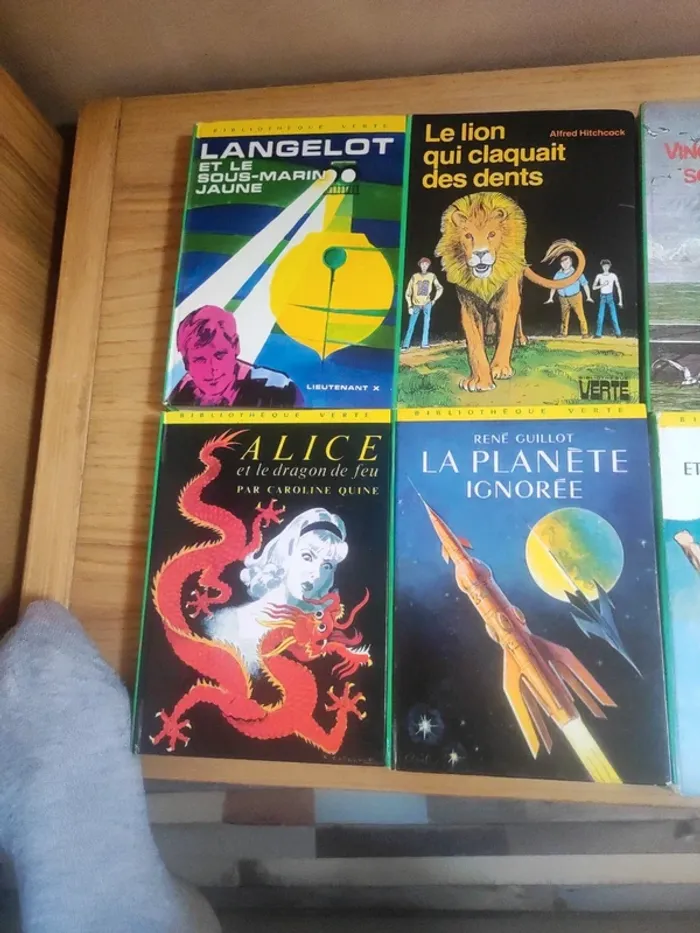 Lot de 6 livres la bibliothèque verte - photo numéro 3