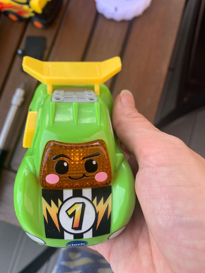 Vtech MegaTour spirale circuit 2 en 1 tut tut bolide + 4 véhicules parfait état - photo numéro 6