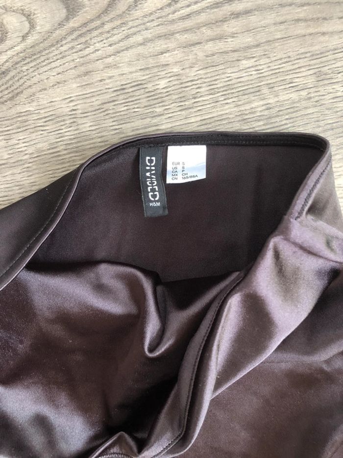 Robe bustier satin noire - photo numéro 2