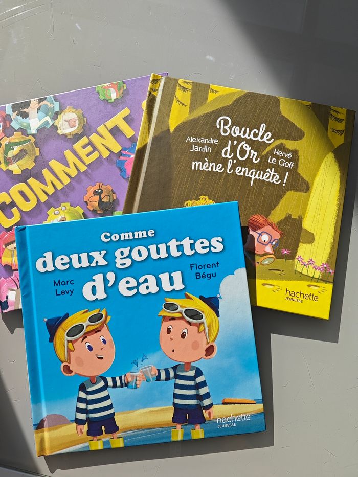 Comme 2 gouttes   d'eau, boucle d'or, comment ?