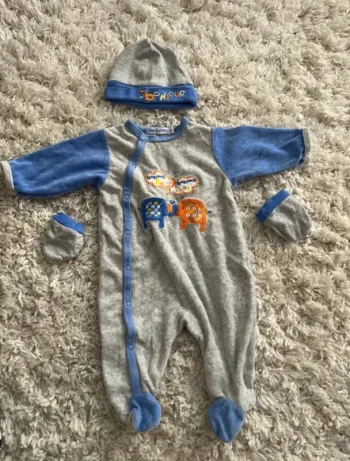 Lot 3 pièces pour un bébé 👶 3 mois pour un hiver 🥶