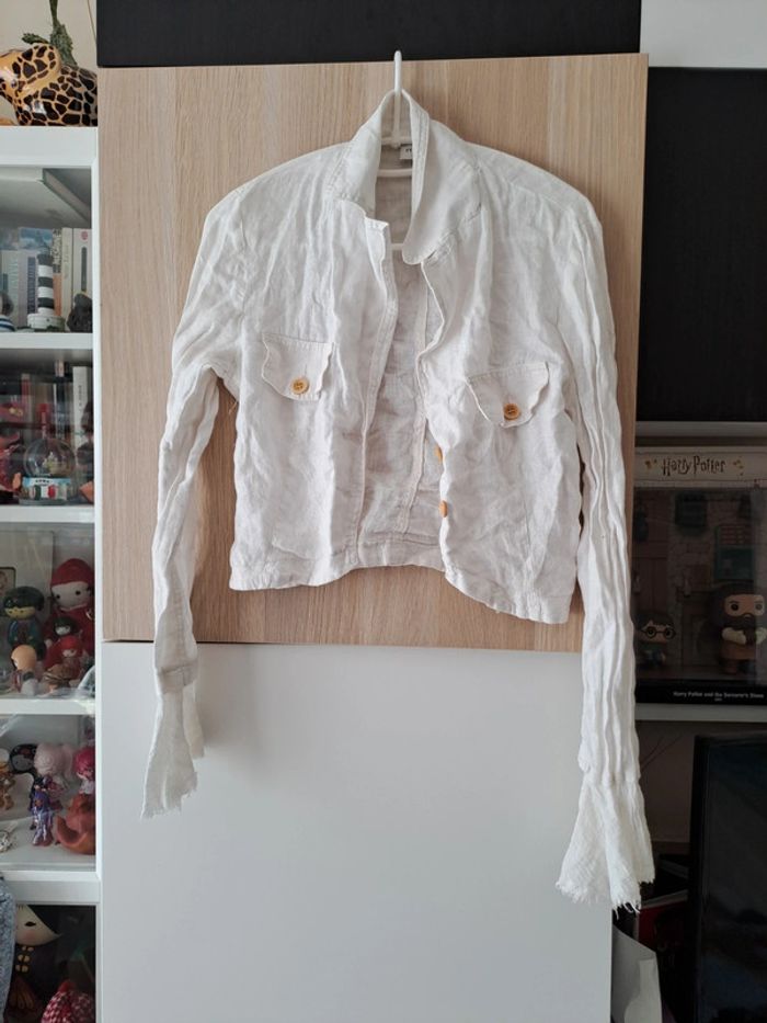 Chemise blanche lin